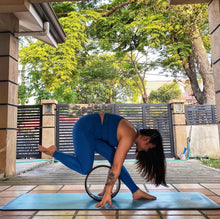 Load image into Gallery viewer, MANDALA CORK YOGA WHEEL